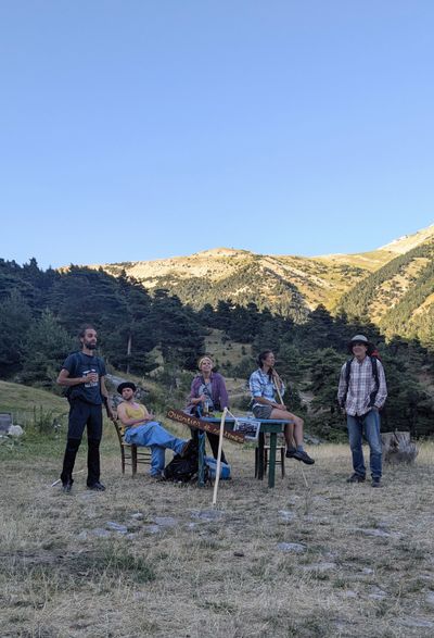 Le spectacle Le Sens de la Pente en résidence à la Tour de Borne